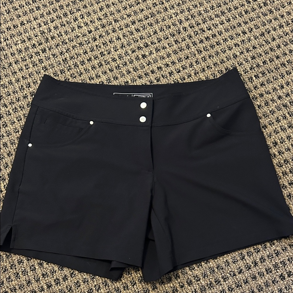 Slazenger Women's High Waist Black Shorts